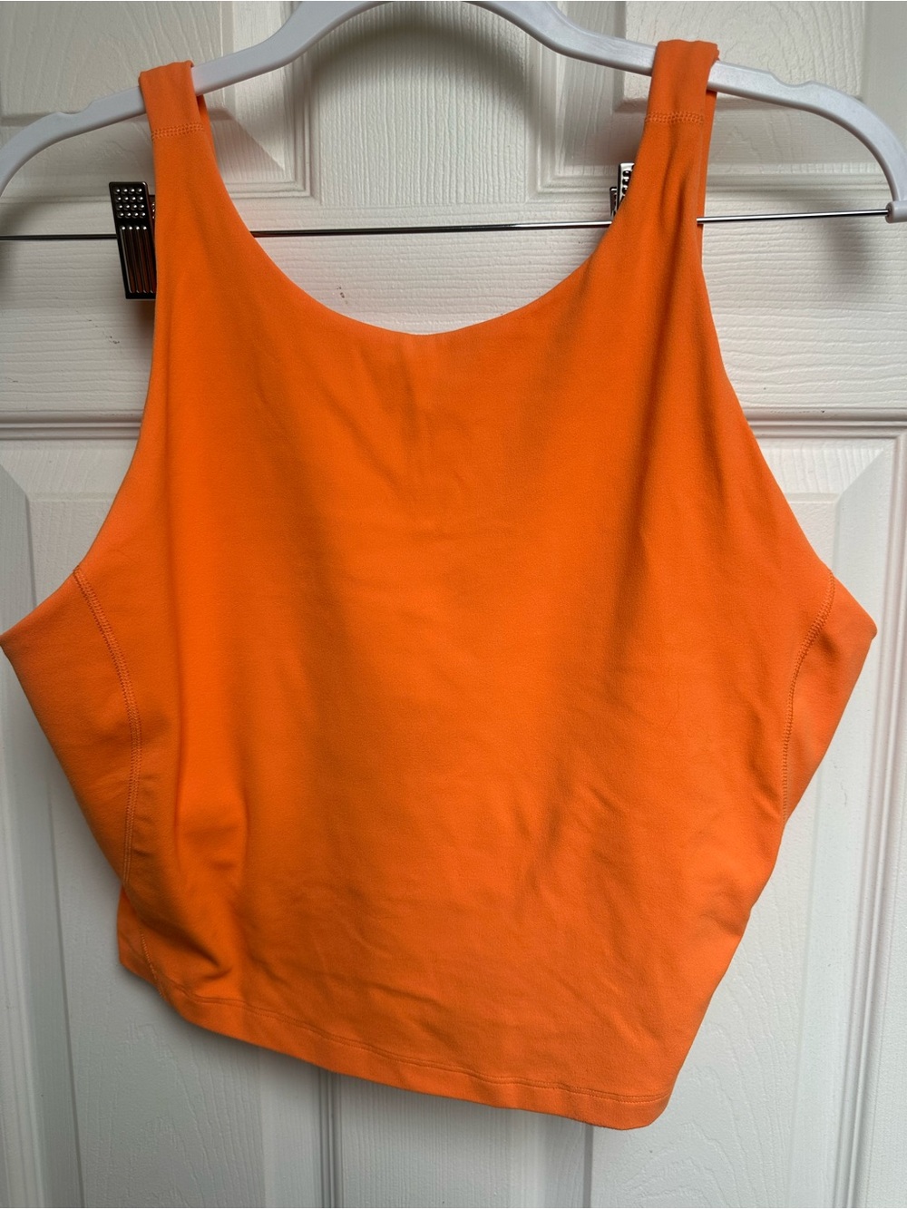 Lululemon Women's Bright Orange Tank Top